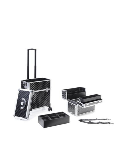 Valise de transport trolley noire Bi-Caz Rolly