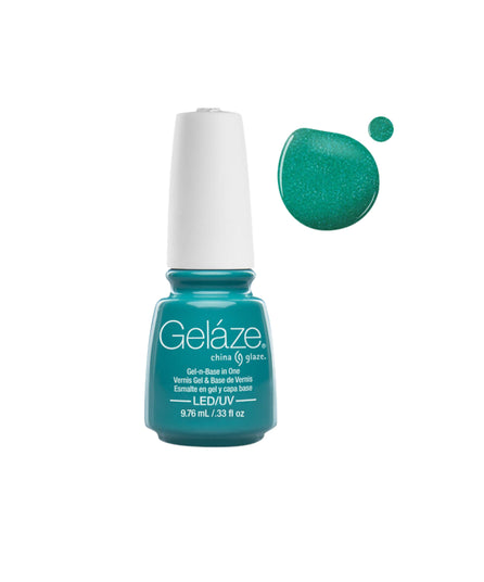 Vernis semi-permanent Turned up turquoise - Gelaze - China Glaze