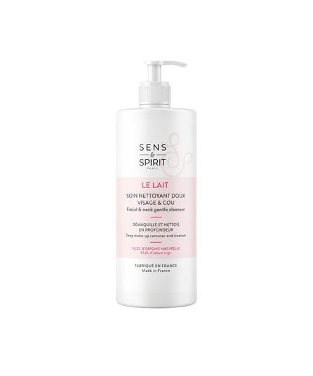Lait nettoyant doux visage 500 ml - Sens&Spirit