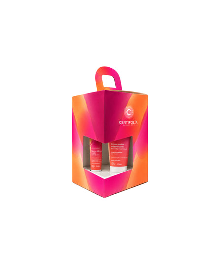 Coffret Noël baume lèvres teinté framboise et crème mains - Centifolia
