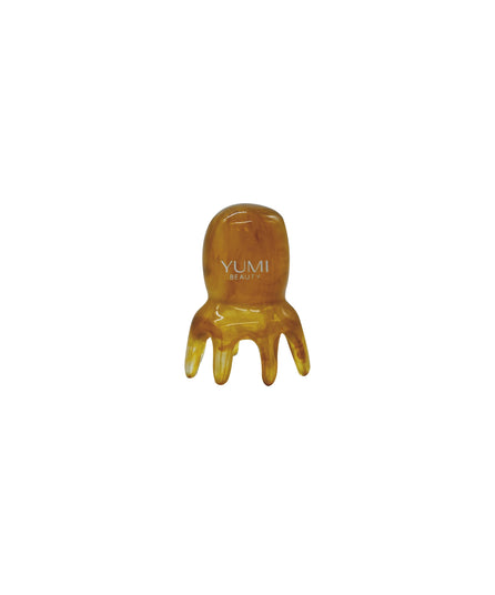 Brosse de Massage Capillaire Gua Sha Forme Poulpe - Yumi Haircare