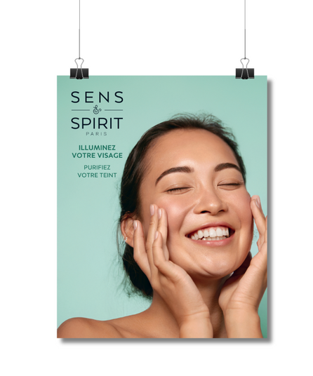 Poster 'Purifiant' visage format A2 - Sens&Spirit