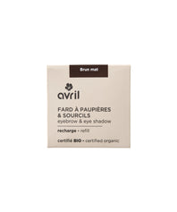 Fard à Paupières et Sourcils Brun Mat bio - Avril