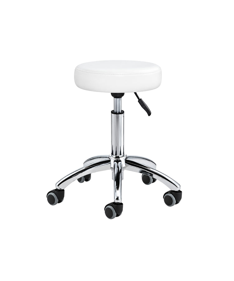Tabouret pied chromé