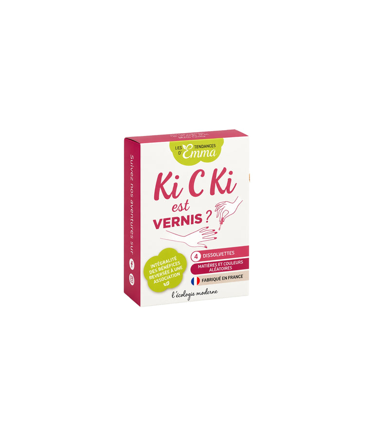 Ki c ki est vernis 4 dissolvettes - Les Tendances d'Emma