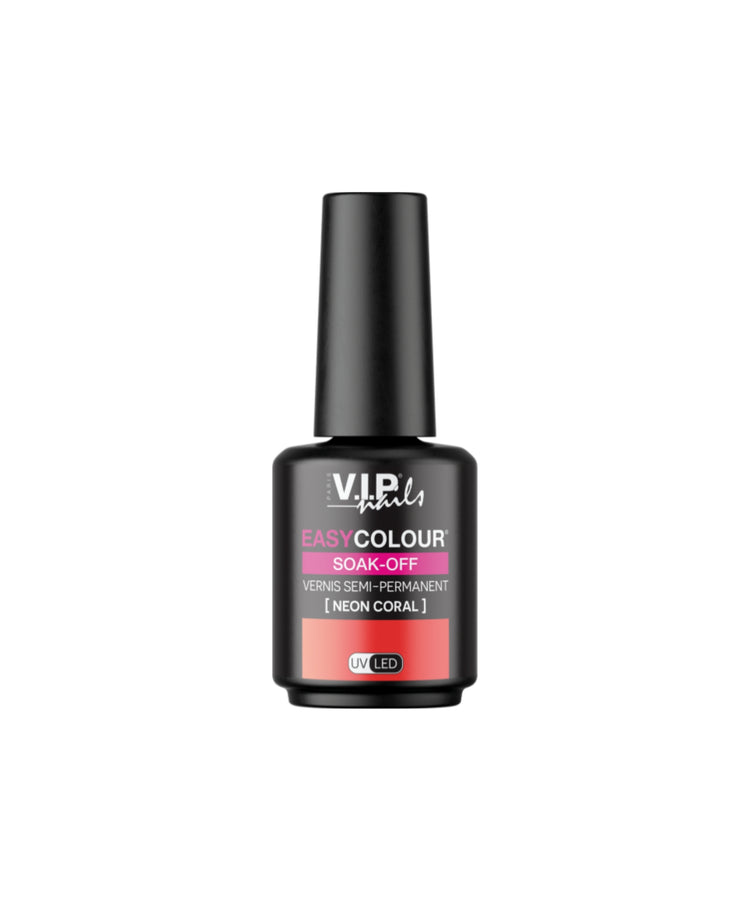 Vernis Semi-permanent Néon Coral - Vip Nails