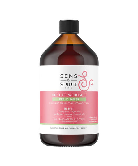 Huile de modelage parfumée Frangipanier 500 ml - Sens&Spirit