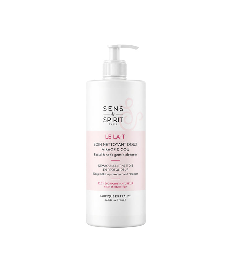 Lait nettoyant doux visage 500 ml - Sens&Spirit