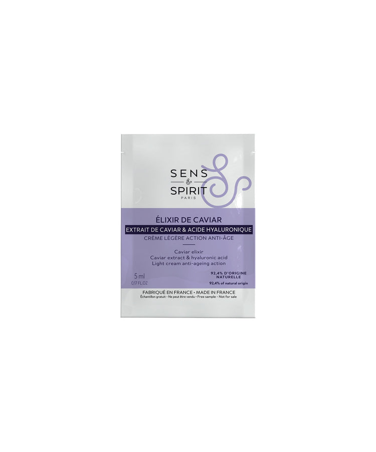 Echantillons crème légère caviar anti-âge 5ml x 25 - Sens&Spirit