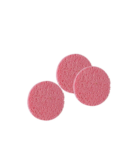 Éponges végétales rondes - Petit modèle Rose