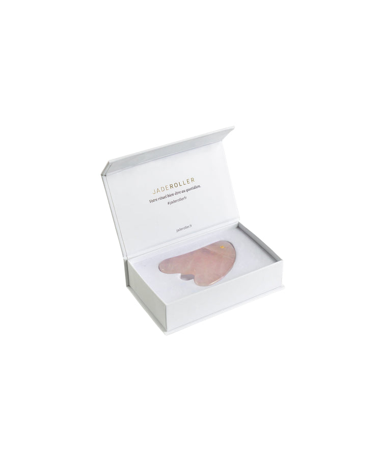 Gua sha Quartz rose - Jade Roller