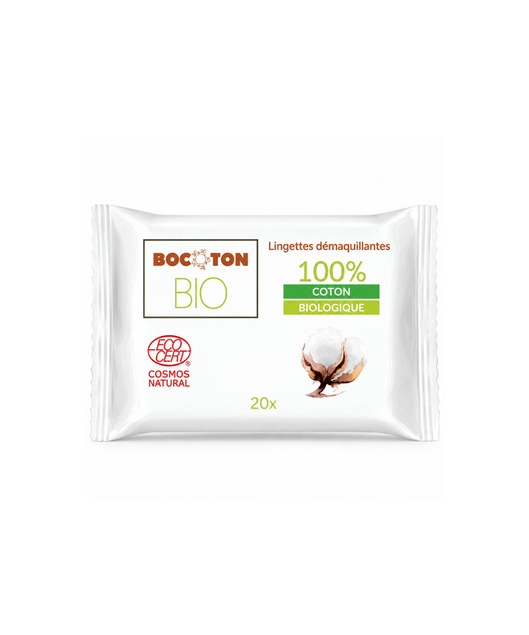 Lingettes démaquillantes bio - Bocoton