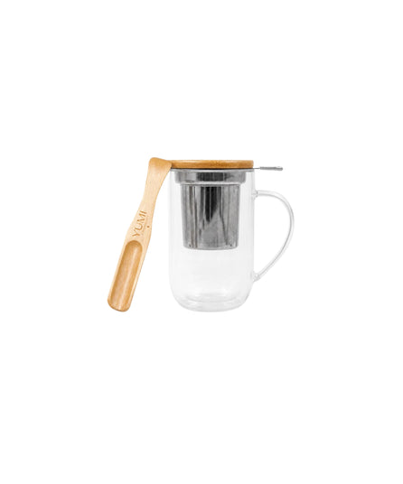 Tasse double paroi infuseur & cuillère - Yumi Beauty