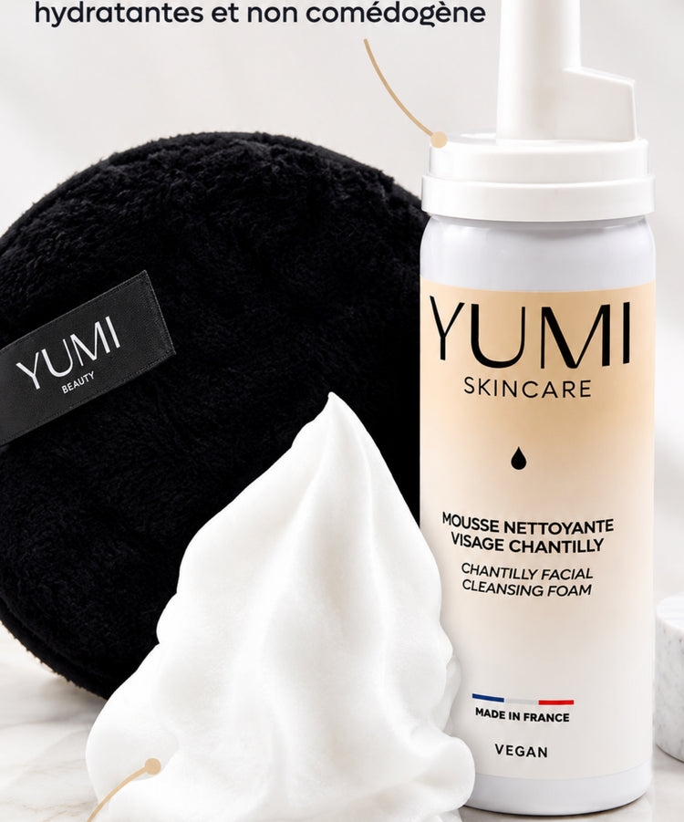 Mousse nettoyante visage chantilly - Yumi Skin Care
