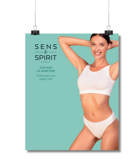 Poster 'Minceur' corps format A2 - Sens&Spirit