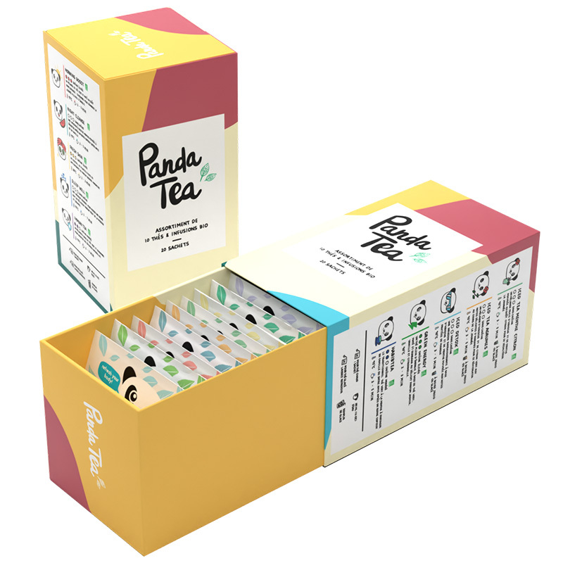 Coffret découverte 10 mélanges bio - Panda Tea - Boutique de Noël